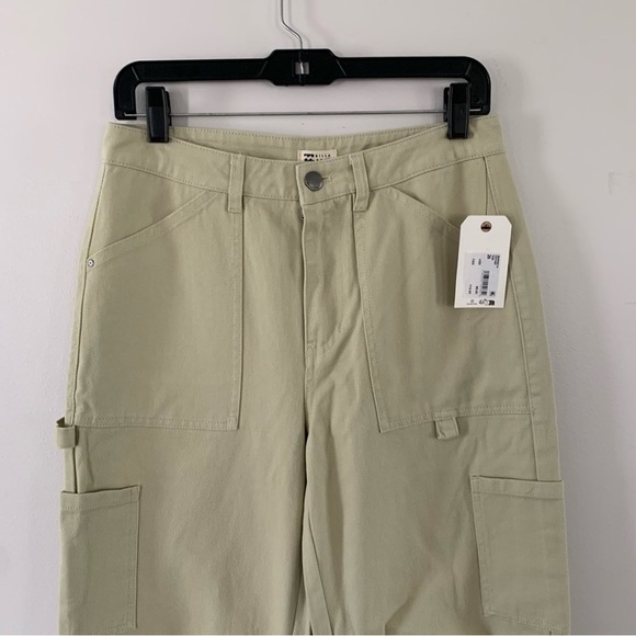 Billabong Leia Cargo Carpenter Wide Leg Pants Size 26 - Picture 3 of 12